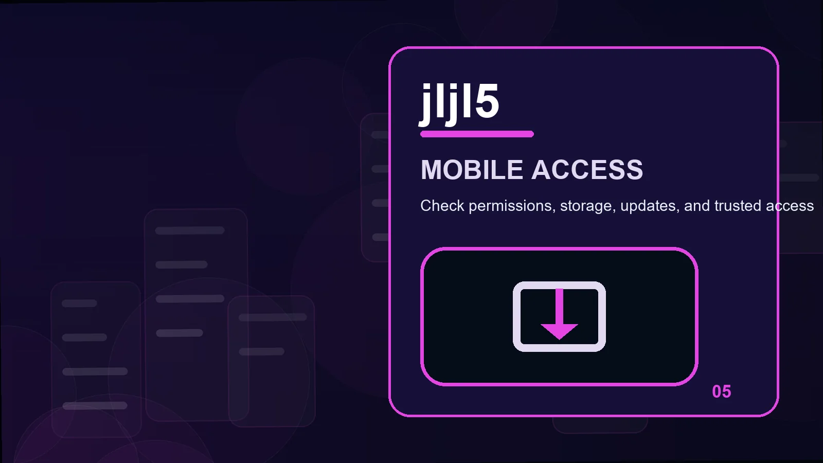 jljl5 download illustration for official download route in the product discovery board