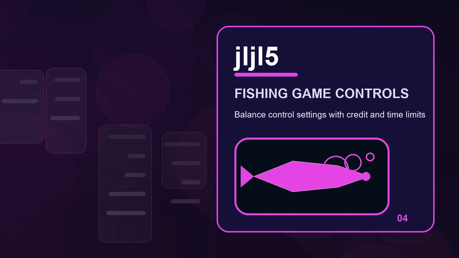 jljl5 fishing games illustration for a practical check for credit use