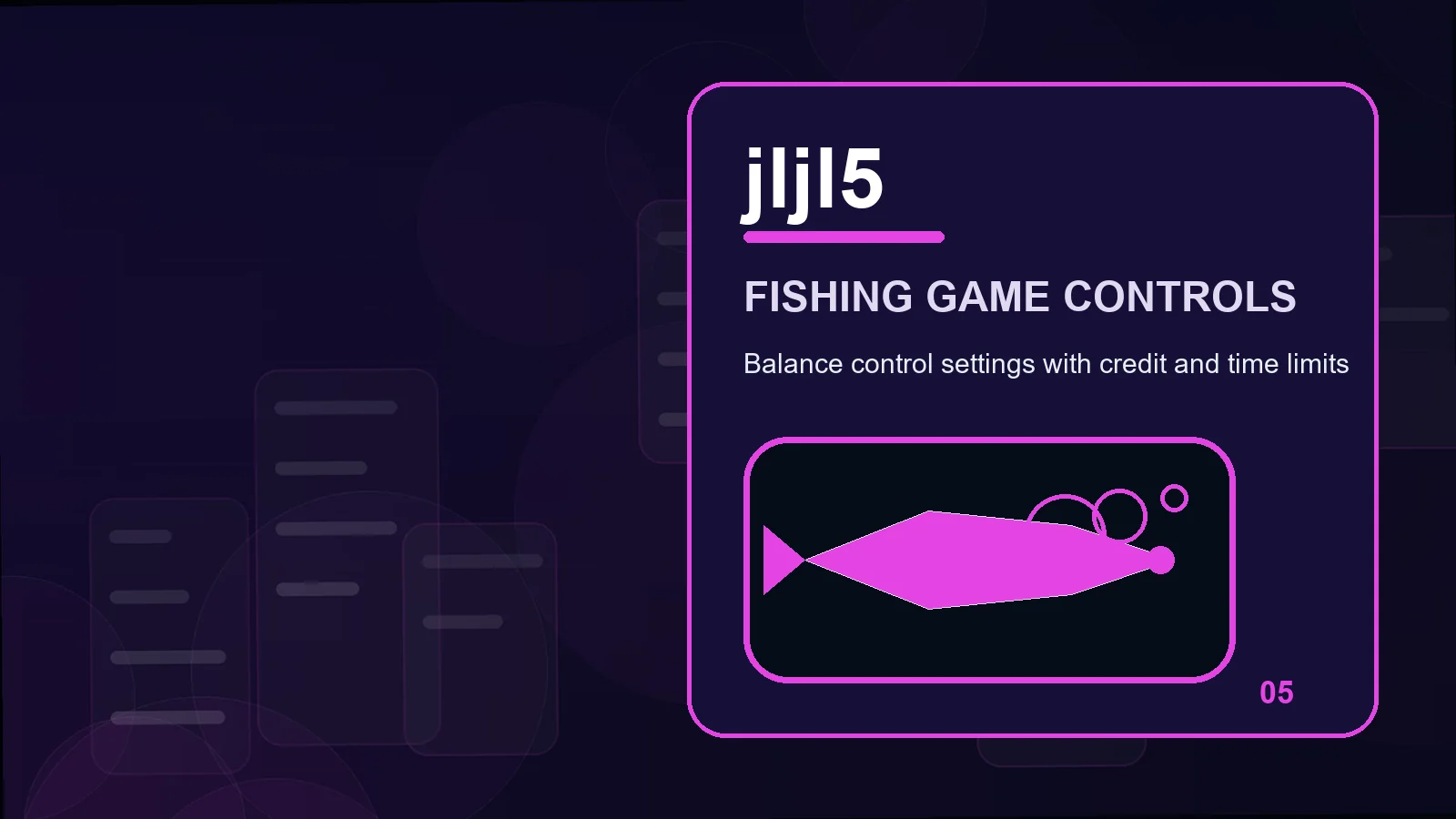 jljl5 fishing games illustration for connection recovery in the product discovery board