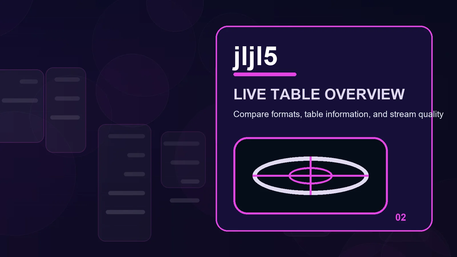 jljl5 live casino illustration for stream quality in the product discovery board