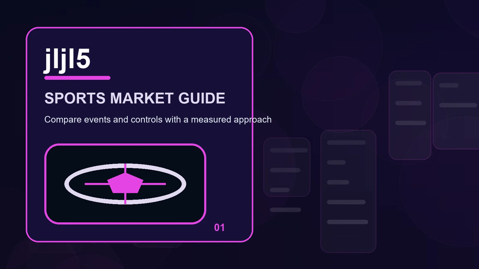 jljl5 sports overview showing filters, information panels, and comparison notes